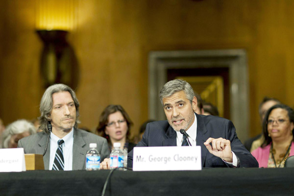 George Clooney attends State Dinner