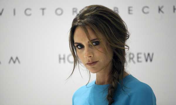 Victoria Beckham promotes fashion line