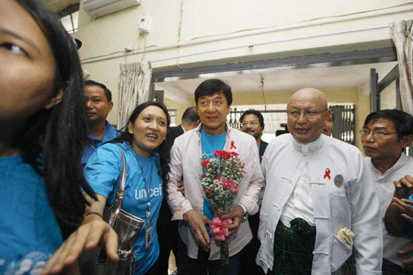 Jackie Chan helps combat child trafficking