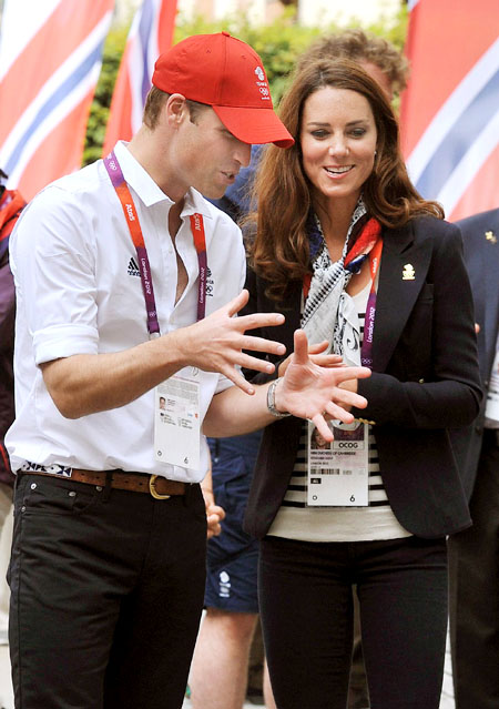 Prince William and Kate cheer at Olympics