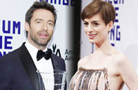 Jackman, Hathaway on Hollywood Walk of Fame