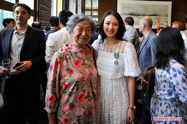 Liu Ye, Zhang Ziyi receive Order of Arts and Letters in Beijing