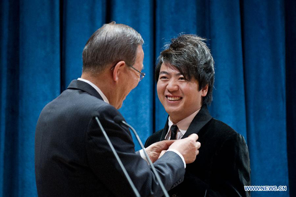 Lang Lang designated as UN Messenger of Peace