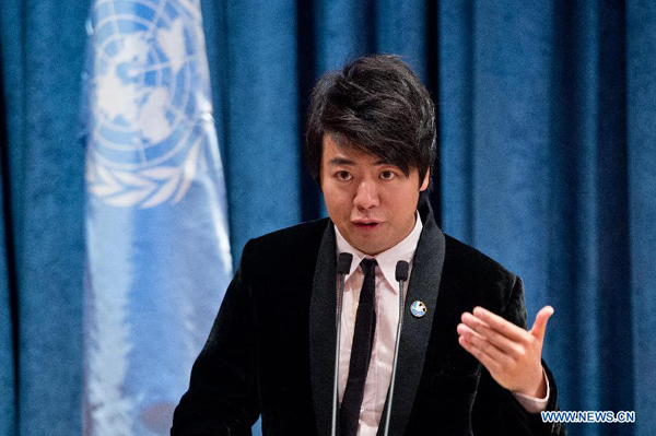 Lang Lang designated as UN Messenger of Peace