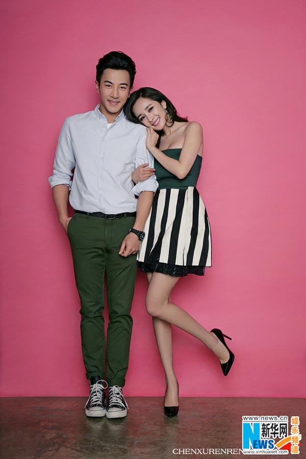 Beautiful Young Couple Posing Studio Stock Photo by ©Chirtsova 175978186