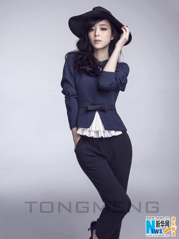 Charming Zhang Jingchu poses for fashion shoot