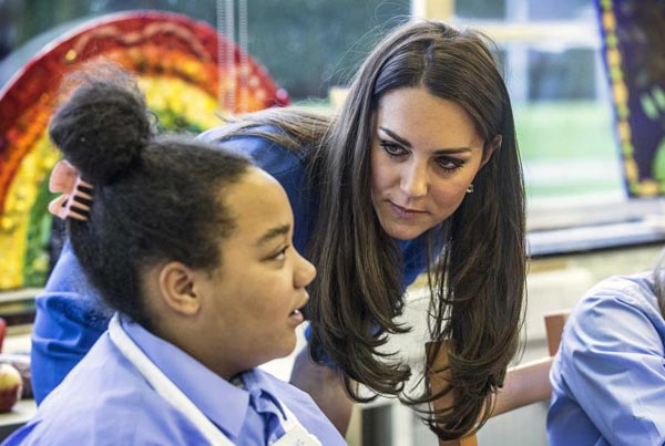 Duchess of Cambridge opens Art Room