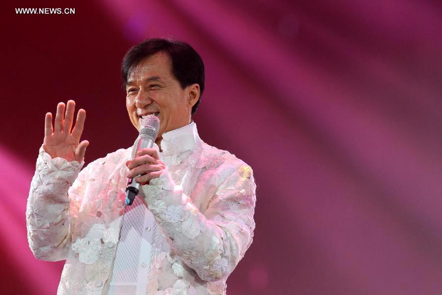 Jackie Chan holds charity concert marking 60th birthday