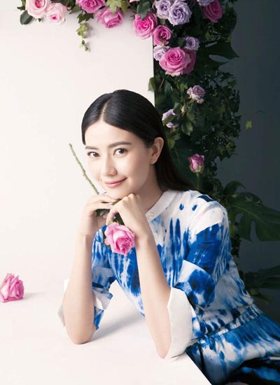 Gao Yuanyuan sports spring looks