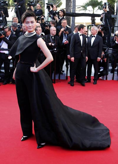 Chinese stars dazzle Cannes