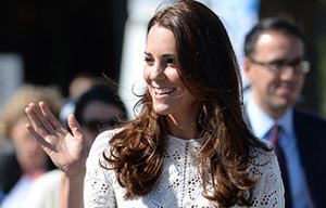 Duchess of Cambridge attends garden party