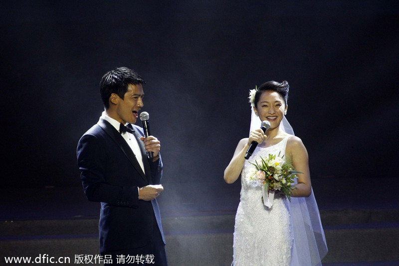 Zhou Xun weds boyfriend Archie David Kao