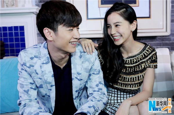 Ni Ni and Angelababy celebrate end of filming