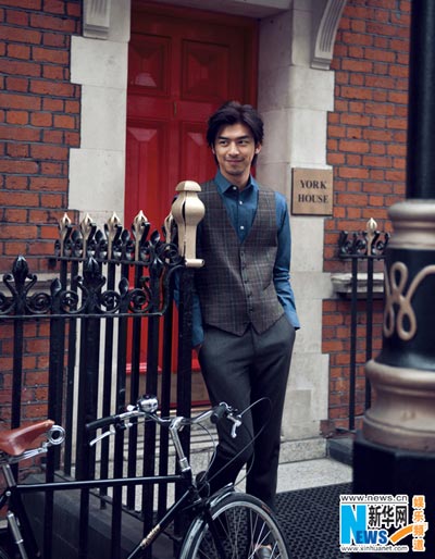 Actor Chen Bolin shoots for fashion magazine