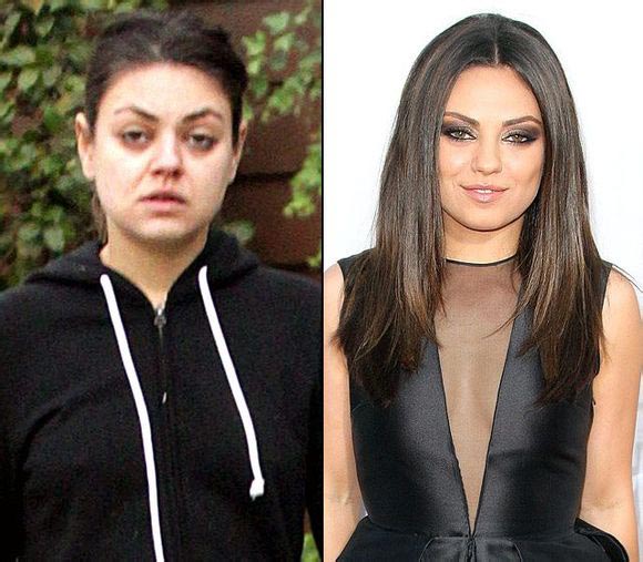 Hollywood actresses without makeup