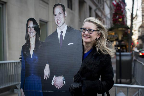 Pregnant Duchess visits New York