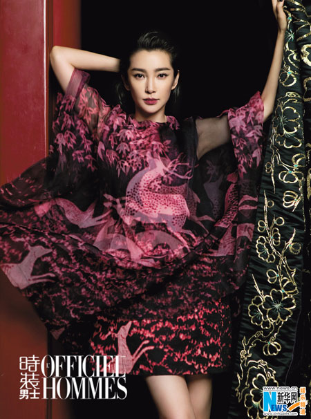 Li Bingbing covers L'OFFICIEL HOMMES