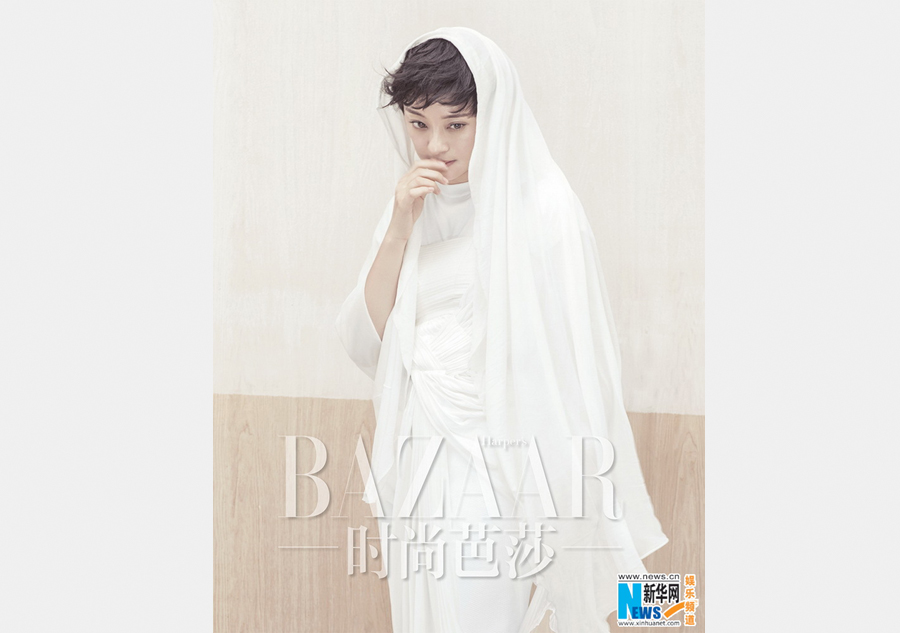 Chinese actress Sun Li graces Harper's Bazaar