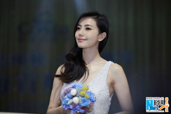 Actress Gao Yuanyuan attends fashion activity in Shanghai