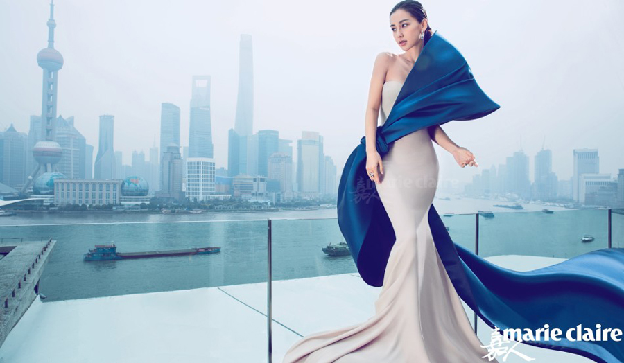 Angelababy poses for Marie Claire