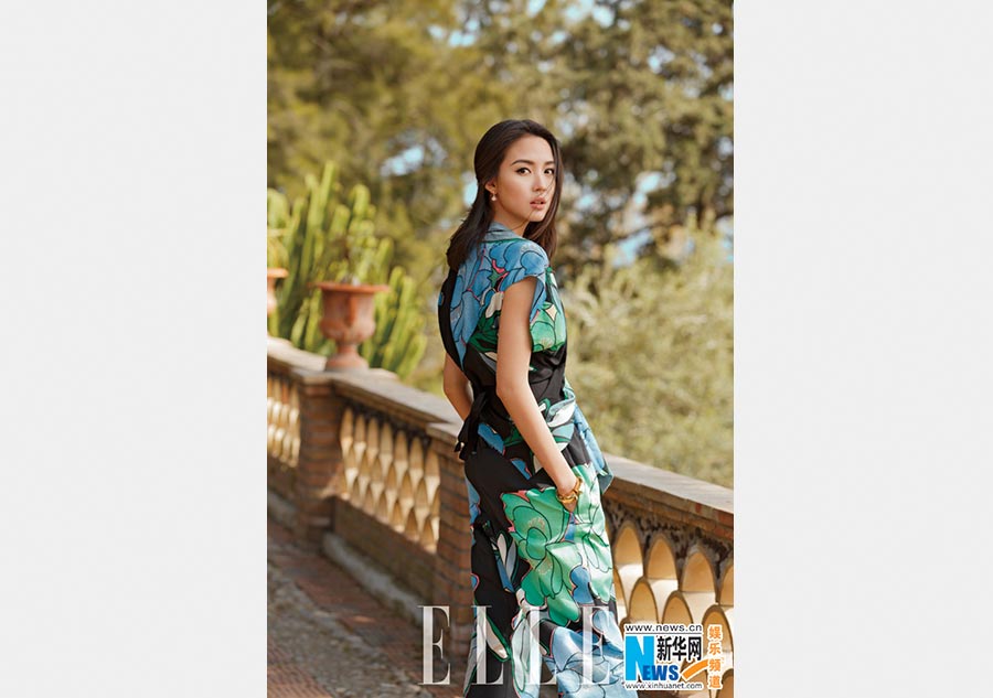 Miss World Zhang Zilin's fashion shoot