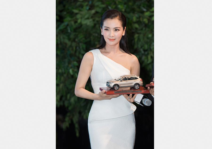 Liu Tao shines at Beijing auto exhibition