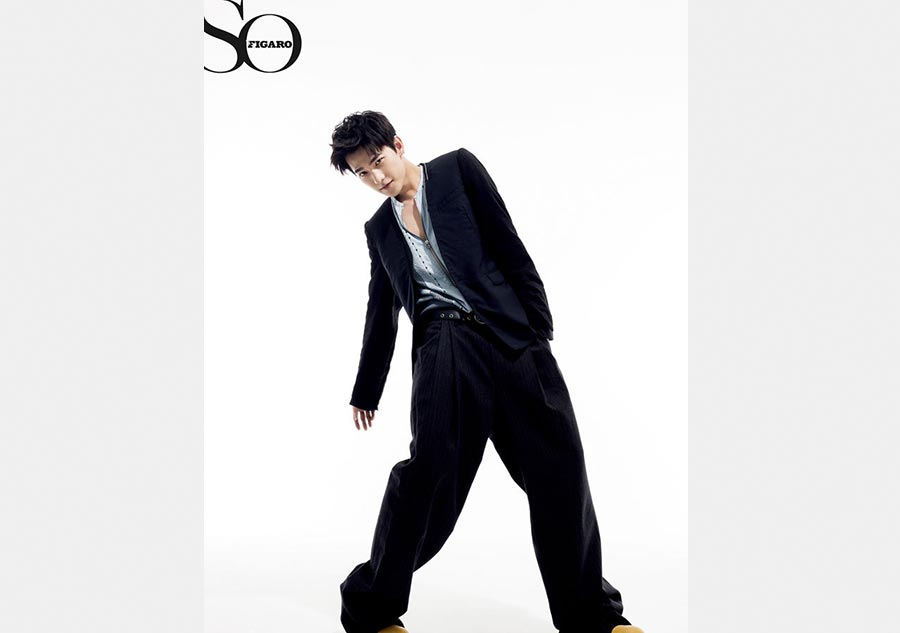 Actor Yang Yang poses for 'Figaro' magazine