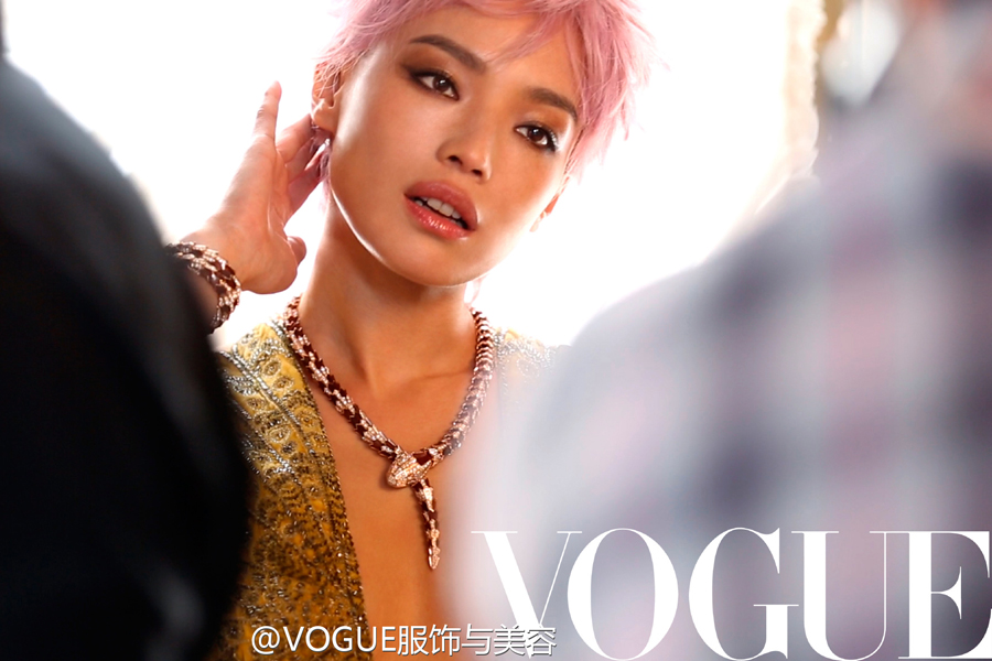 Actress Hsu Chi releases photos for 'Vogue' magazine