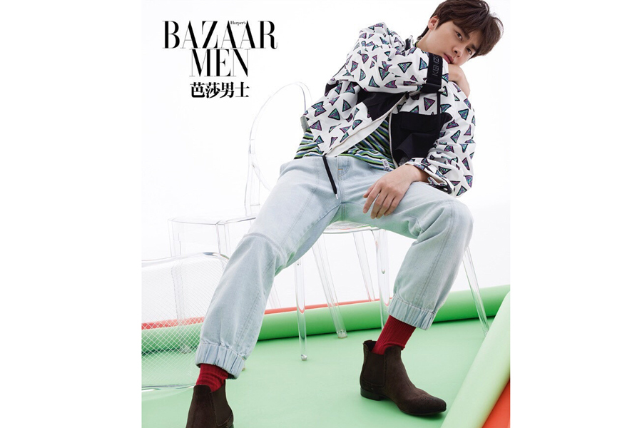 Actor Li Yifeng releases fashion photos for fashion magazine