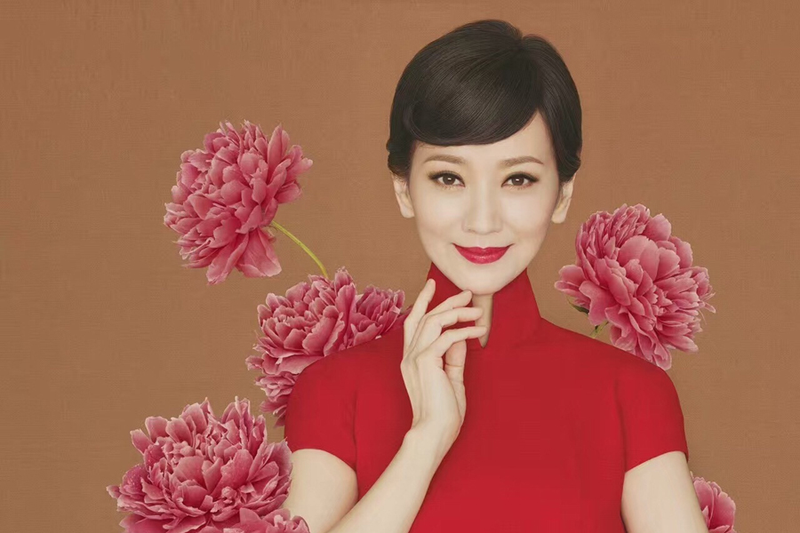 Female celebrities feature in Chinese-style fashion photos