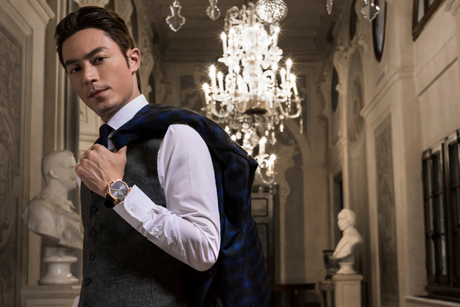 Actor Wallace Huo poses for fashion magazine