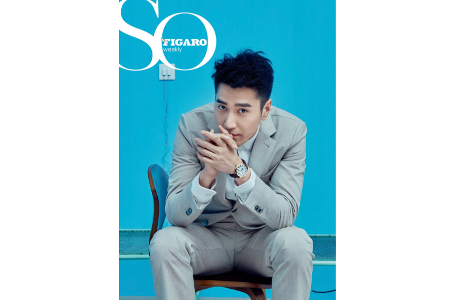 Actor Mark Chao poses for fashion magazine