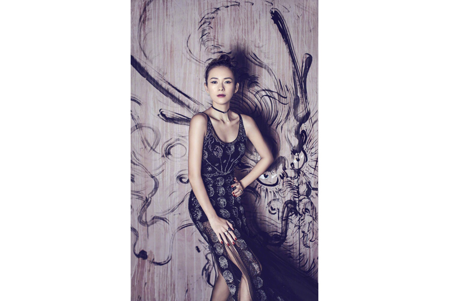 Fashion icon Zhang Ziyi poses for fashion magazine