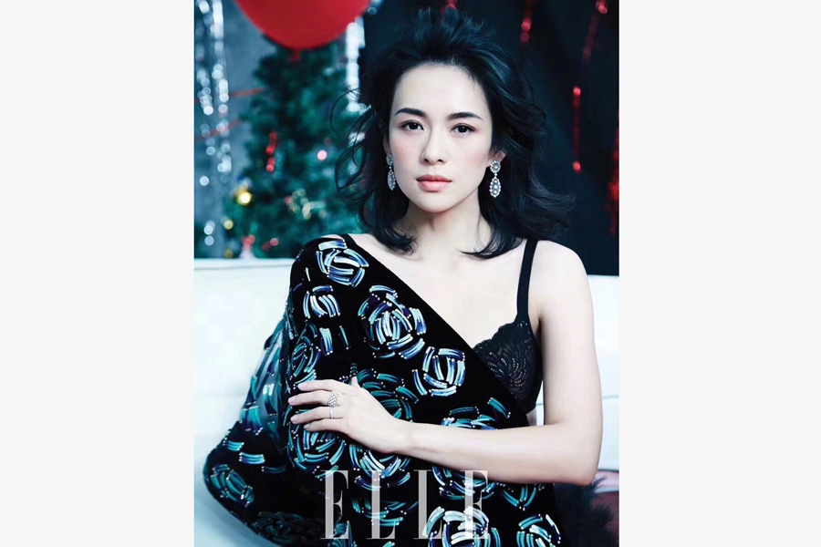 Fashion icon Zhang Ziyi poses for fashion magazine