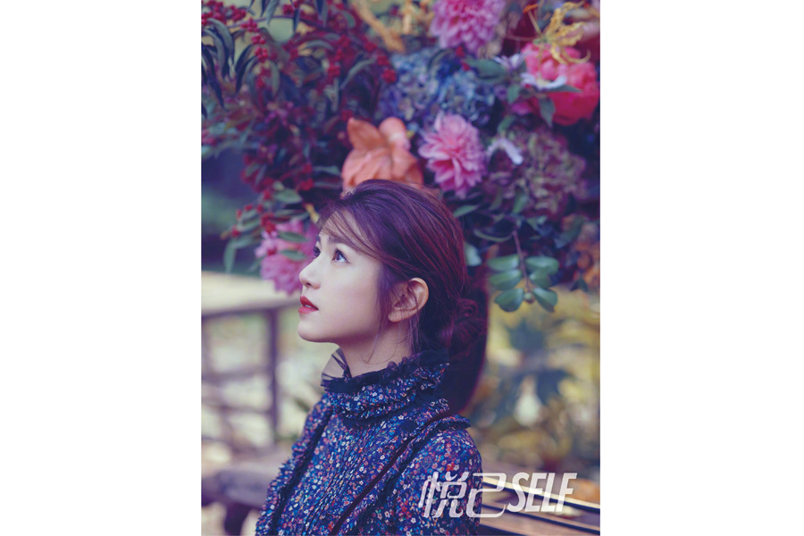 Actress Michelle Chen poses for fashion magazine