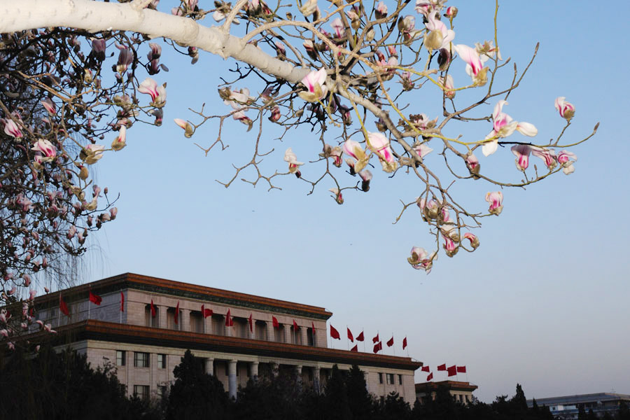 Beijing sees blue sky during the two sessions