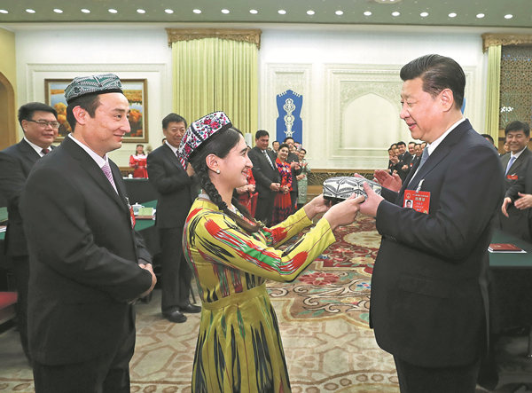 'Cherish ethnic unity,' president tells Xinjiang