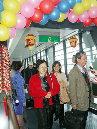 Direct flight between Taiwan and the mainland