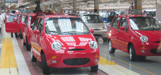 Chery a popular brand of cars in China