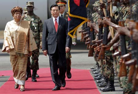 Chinese President starts visit to Liberia