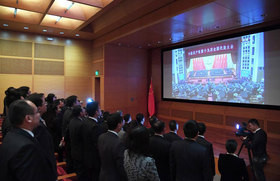 Overseas Chinese watch 19th CPC National Congress on TV, networks