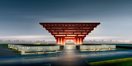 China pavilion for Expo 2010 revealed