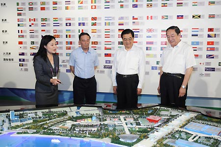 Hu calls for sound preparations for 2010 Expo