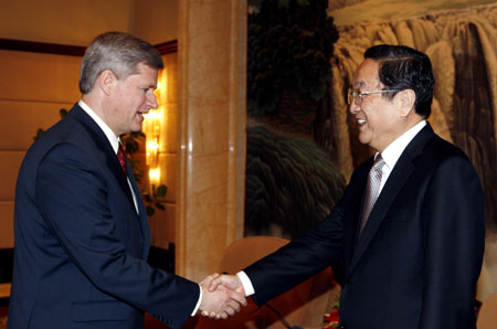 Canada PM visits Shanghai on China tour