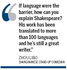 Comic turns the laugh on Shanghai