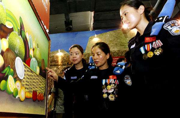 Memories of Haiti at Expo for peace keepers