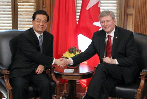 China, Canada aim to double trade