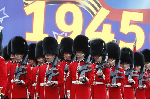 Dress rehearsal for Victory Day parade in Russia