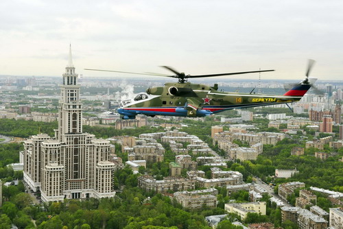 Dress rehearsal for Victory Day parade in Russia