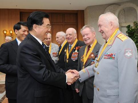 Hu: Soviet soldiers' merits in China remembered